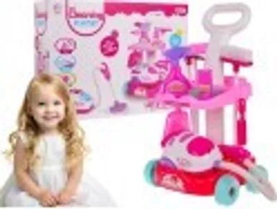 Immagine prodotto di set di pulizia Carrello + Aspirapolvere + Accessori Giocattolo per la casa