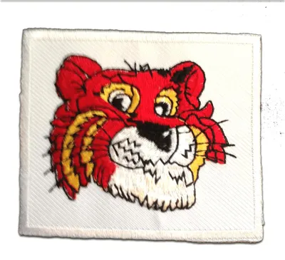 Produktbild von Tiger Tier - Aufnäher, Bügelbild, Aufbügler, Applikationen, Patches, Flicken, Zum Aufbügeln, Größe: 7.5 x 6.2 cm