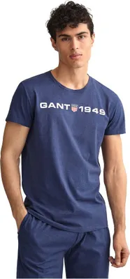 Image de Gant 902239008 T-shirt à manches courtes Bleu S Homme Bleu S