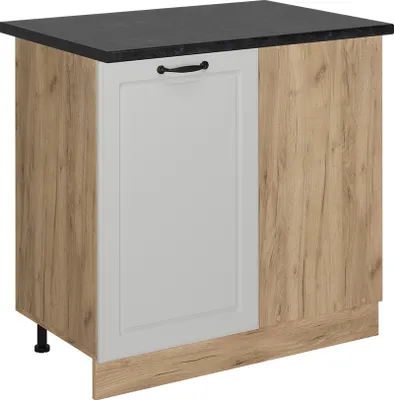 Produktbild von Eckunterschrank Vicco R-Line Weiß Landhaus 86 cm , AP Anthrazit, Model 53625