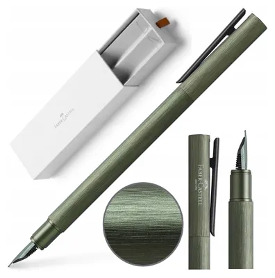 Image de FABER-CASTELL Füller Neo Slim Aluminium olivgrün M