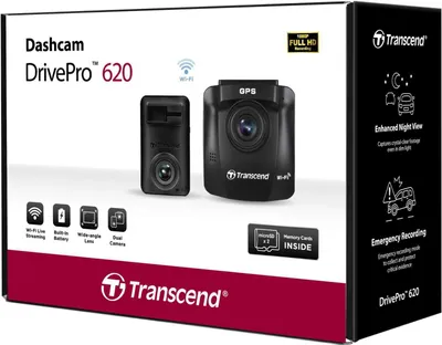 Image de Transcend DrivePro 620 - Caméra de tableau de bord