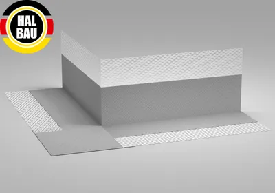 Produktbild von Dichtecken 100St. Außenecken Nassbereich Wasserdicht Abdichtung Bad Dusche Halbau HS01