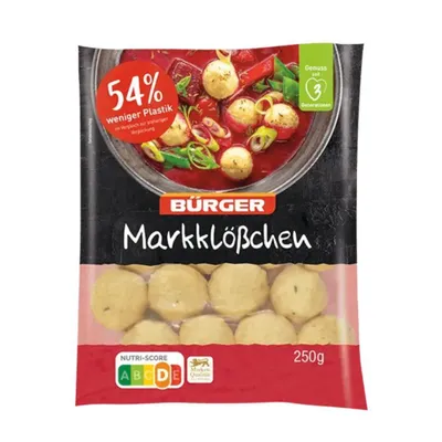 Produktbild von Bürger - Markklößchen, 250 g Beutel