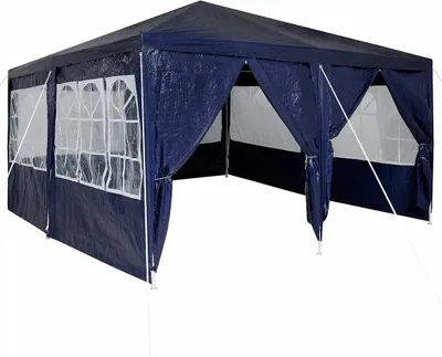 Obrázok produktu pre Párty stan Modrá 400 x 400 x 266 cm Polyetylén