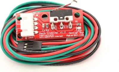 Produktbild von Mechanischer Endschalter mit 50 cm Kabelsatz 3-Pin für CNC RepRap 3D-Drucker