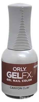 Obrázek produktu pro Orly, Gelfx gelový lak na nehty, semipermanentní, semipermanentní lak na nehty, Canyon Clay, 18 ml