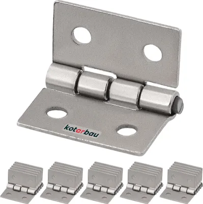 Zdjęcie produktu dla KOTARBAU® Zestaw 25 zawiasów meblowych Zawias meblowy 20 mm Zawias meblowy Zawias szafkowy Zawias niklowy Zawias walcowany Zawias fortepianowy Zawias skrzynkowy Zawias skrzynkowy Skrzynka na narzedzia