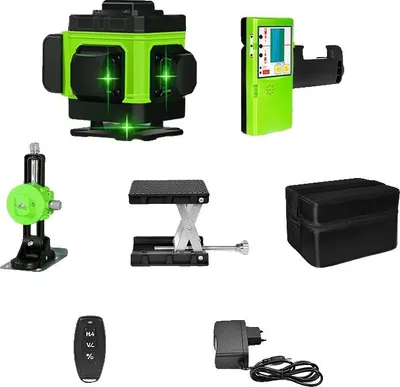 Obrázok produktu pre Laserová vodováha, zelený lúč, samonivelačná funkcia, IE12A-DC11G