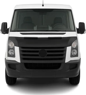 Produktbild von Haubenbra Steinschlagschutz Bonnet Bra für VW Crafter 2006-2017 Schwarz Halb