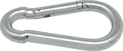 Produktbild von Feuerwehrkarabiner, ohne Sicherheit, Msq01, verzinkter Stahl, 5 x 50 mm. 2 Stück