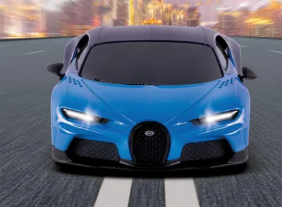 Imagen del producto de Coche a escala Bugatti Chiron (azul)