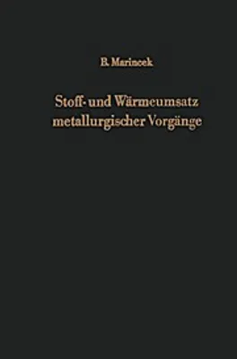 Obrázok produktu pre Stoff- und Wärmeumsatz metallurgischer Vorgänge