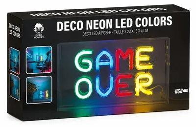 Immagine prodotto di Lampada neon decorativa a LED, multicolore - Alimentazione USB da 5W