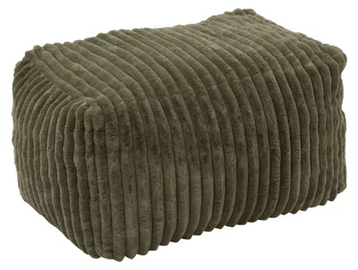 Produktbild von Rechteckiger, gerippter sitzsack „muzi“, 61 x 78 cm, grün - Atmosphera créateur d'intérieur