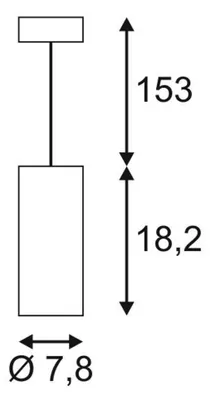 Produktbild von SLV 133121 SUPROS 78 Pendelleuchte rund weiss 3000K 60° Linse
