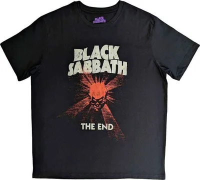 Produktbild von Black Sabbath The End Skull Shine Black M T-Shirt
