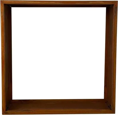 Produktbild von Kaminholzregal Brennholzregal Edelrost 100x100x25 cm Holzregal Rost Cortenstahl