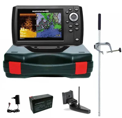 Produktbild von Humminbird Helix 5 Chirp GPS DI G3 Down Imaging GPS Kartenplotter Echolot Portabel Master - Komplett mit Geber