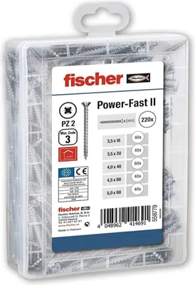 Produktbild von Schraubenkasten Fischer 220 Stücke