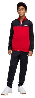 Produktbild von Puma Trainingsanzug Herren Poly Colorblock Suit, Größe:M, Farbe:Schwarz