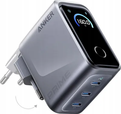 Zdjęcie produktu dla Anker Prime A2687 ładowarka 160W 3 porty GaN USB-C