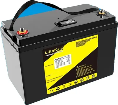 Obrázek produktu pro Akumulátor LiFePO4, 12V, kapacita 100Ah-150Ah, 12,8V100Ah(LCD)