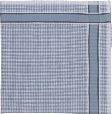 Produktbild von Tiseco Herren Taschentücher Set - 6 Stück - 100% Baumwolle - 40x40cm - Elegantes Kariertes Design