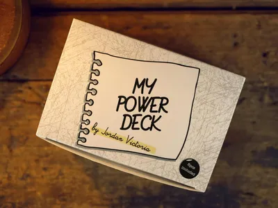 Productafbeelding van My Power Deck (cartridge met 6 spellen) - Gemarkeerd kaartspel - 16 magische trucs uitgelegd