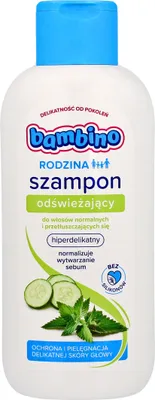 Zdjęcie produktu dla Bambino RODZINA Szampon odświeżający400ml