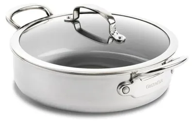 Gläserner Deckel 26 cm 3,8 L, Edelstahl, keramische Antihaftbeschichtung
