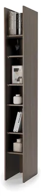Produktbild von MEBLINI Schrank für Schrankbett Bed Concept - Hochschrank mit Regalen - BC-24 - Dunin Eiche
