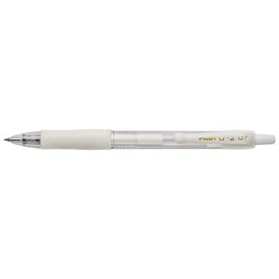 Obrázek produktu pro PILOT G2 Pastelové gelové pero - Gelové pero, 0,32 mm, plnitelné, barva bílá