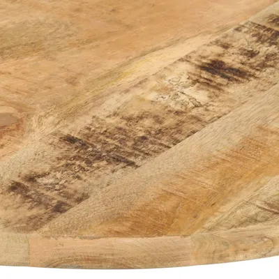Produktbild von vidaXL Tischplatte Massivholz Mango Rund 25-27 mm 70 cm