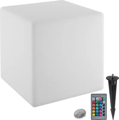 Image de Lampe cube LUMINOUS CUBE avec ampoule LED et télécommande - L (43 x 43 x 43 cm)