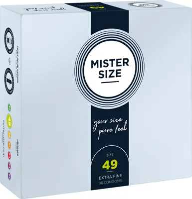 Produktbild von 36er Mister Size Kondome 49mm - Gefühlsecht & Extra Feucht