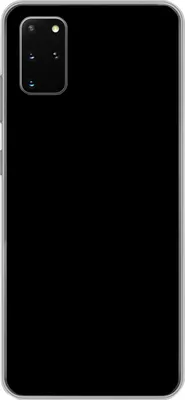 Produktbild von MuchoWow® Handyhülle Schutzhülle Hülle für Telefoonhoesje Samsung Galaxy S20 Plus Schwarz - Einfarbig Silikon Softcase Handy Hülle - Hartschale