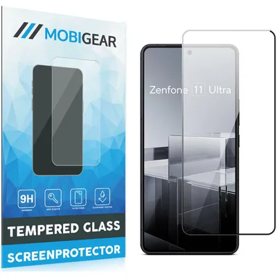 Produktbild von Mobigear Premium Displayschutzfolie für ASUS Zenfone 11 Ultra, gehärtetes Glas, Displayschutz – kompatibel mit Hüllen