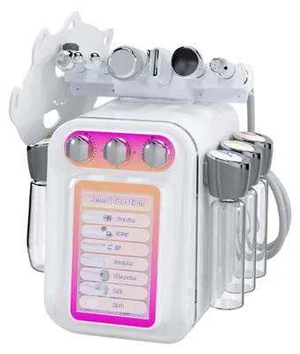 Produktbild von Hydra Facial Gesichtsgerät - 7-in-1 Wasser-Dermabrasion - Tiefe Gesichtsreinigung - Sauerstoffspray - Bubble SPA - Heiß- und Kaltmassage