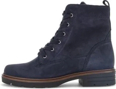 Produktbild von Gabor Soft Nubuk Melang Stiefelette Blau : 38.5