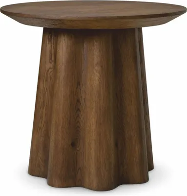 Produktbild von Casa Padrino Luxus Beistelltisch Dunkelbraun Ø 60 x H. 55 cm - Luxus Möbel
