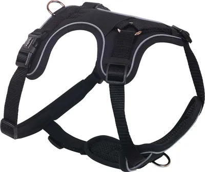 Obrázok produktu pre Nobby komfortný postroj "MAILO" čierny; S: Hrudník: 23-35 cm, brucho: 40-55 cm, Š: 15 mm