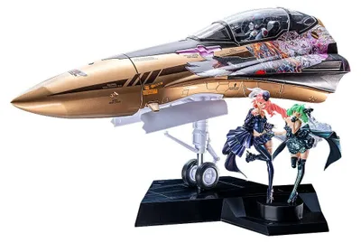 Imagen del producto de Kit de modelo de plástico Macross Frontier PLAMAX MF-98: Colección de narices de cazabombarderos, modelo YF-29 GALAXY, set de 90 cm