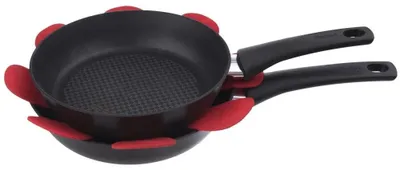 Image de Protection pour poêles - Dessous de poêle et de casserole - 18 cm - Coffret de 5 pièces