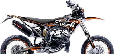 Produktbild von Stage6 Orange Deco Grafikset für Fantic Xm 50 2017-2022