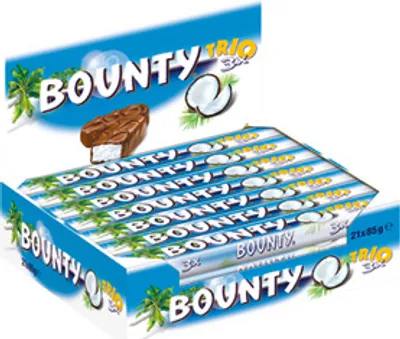 Produktbild von Bounty Trio 21 Riegel x 85g