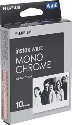 Produktbild von Fujifilm Instax Wide Monochrome WW 1 - Schwarz-/Weiß-Sofortfilm