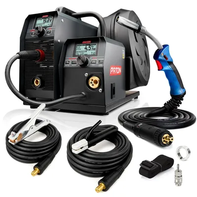 Produktbild von PATON ProMIG 270-15-2-400V  MIG-Schweißgerät 3-in-1,– Professionelles MIG/MAG-Kit mit Brenner und Inverter – MIG-Schweißgerät mit und ohne Gasbetrieb