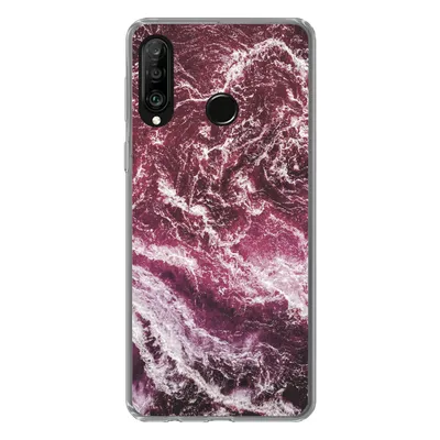 Produktbild von MuchoWow® Handyhülle Schutzhülle Hülle für Huawei P30 Lite Marmor - Naturstein - Mineralien Silikon Softcase Handy Hülle - Handyhülle