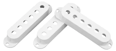 Produktbild von DiMarzio Strat Pickup Covers White DM2001W